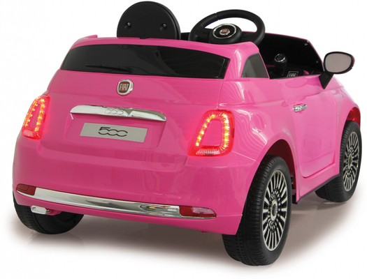 Coche Electrico Infantil Fiat 500 Fucsia 12v